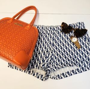 J.Crew Seahorse Print Chino Shorts